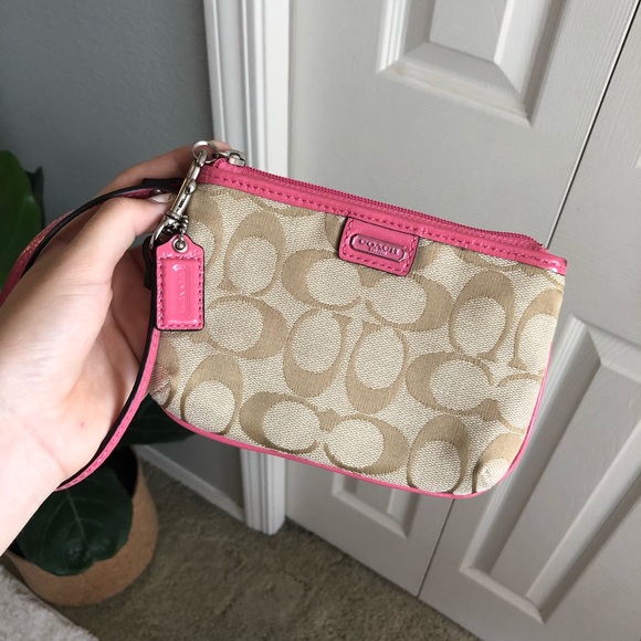 SOLD COACH wristlet - Picture 1 of 6